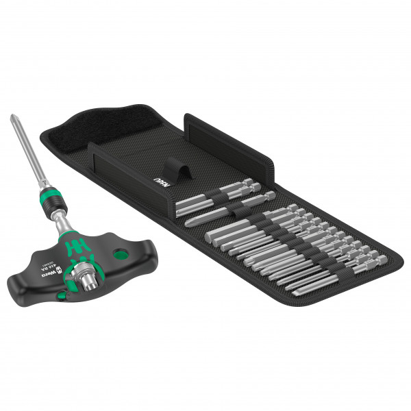 Wera - Kraftform Kompakt 400 RA Set 1 - Velowerkzeug grün/schwarz von Wera