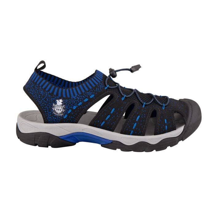 Trekking Sandale für Sie und Ihn schwarz-blau, 45 von West Style