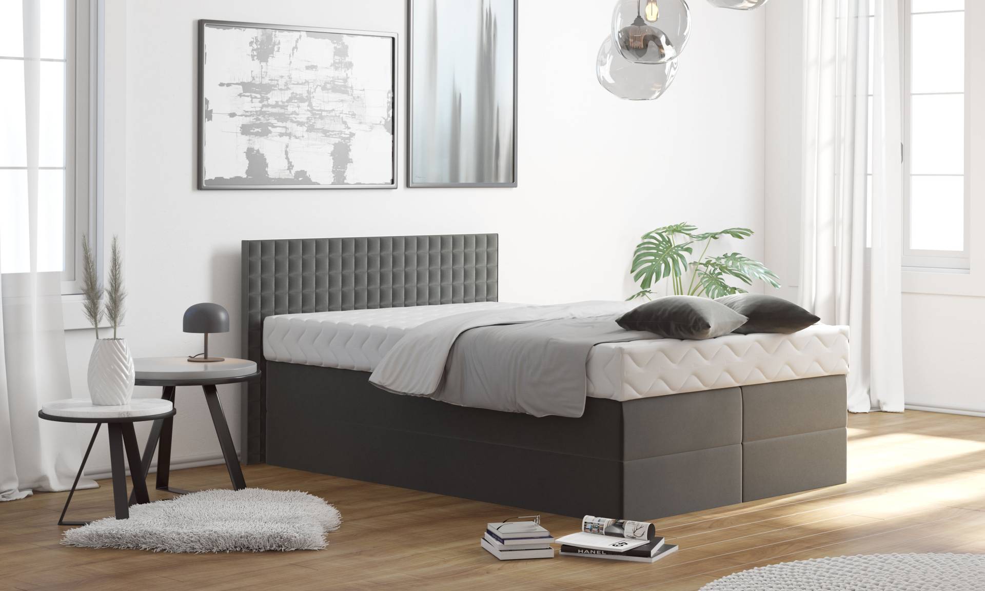 Westfalia Schlafkomfort Boxspringbett, mit Zierkissen, wahlweise mit Topper Westfalia Schlafkomfort Boxspringbett, mit Zierkissen, wahlweise mit Topper von Westfalia Schlafkomfort