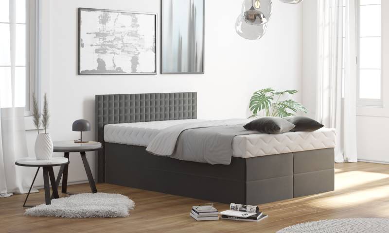 Westfalia Schlafkomfort Boxspringbett, mit Zierkissen, wahlweise mit Topper von Westfalia Schlafkomfort