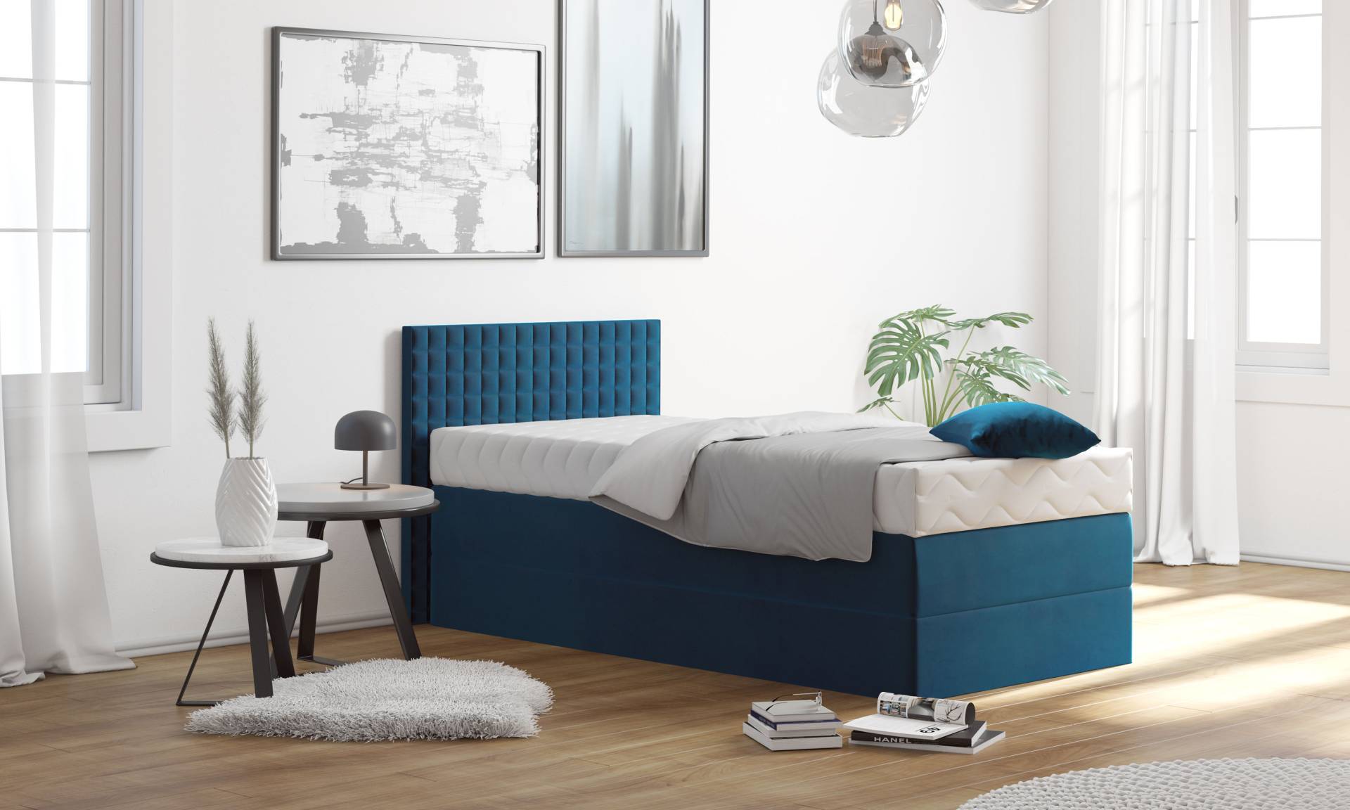 Westfalia Schlafkomfort Boxspringbett, mit Zierkissen, wahlweise mit Topper Westfalia Schlafkomfort Boxspringbett, mit Zierkissen, wahlweise mit Topper von Westfalia Schlafkomfort