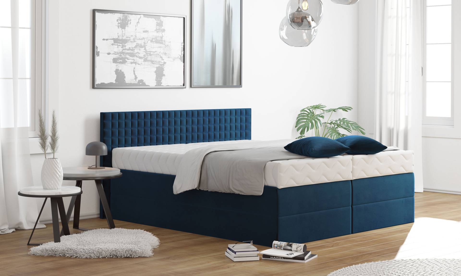 Westfalia Schlafkomfort Boxspringbett, mit Zierkissen, wahlweise mit Topper Westfalia Schlafkomfort Boxspringbett, mit Zierkissen, wahlweise mit Topper von Westfalia Schlafkomfort