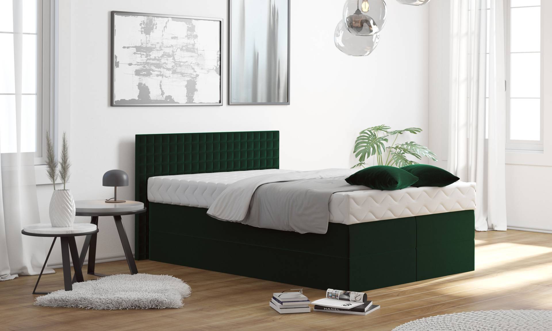 Westfalia Schlafkomfort Boxspringbett, mit Zierkissen, wahlweise mit Topper Westfalia Schlafkomfort Boxspringbett, mit Zierkissen, wahlweise mit Topper von Westfalia Schlafkomfort