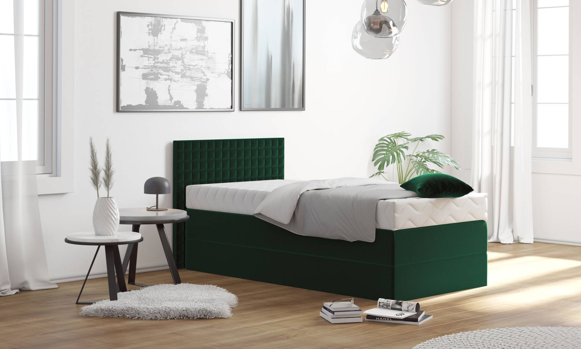 Westfalia Schlafkomfort Boxspringbett, mit Zierkissen, wahlweise mit Topper Westfalia Schlafkomfort Boxspringbett, mit Zierkissen, wahlweise mit Topper von Westfalia Schlafkomfort