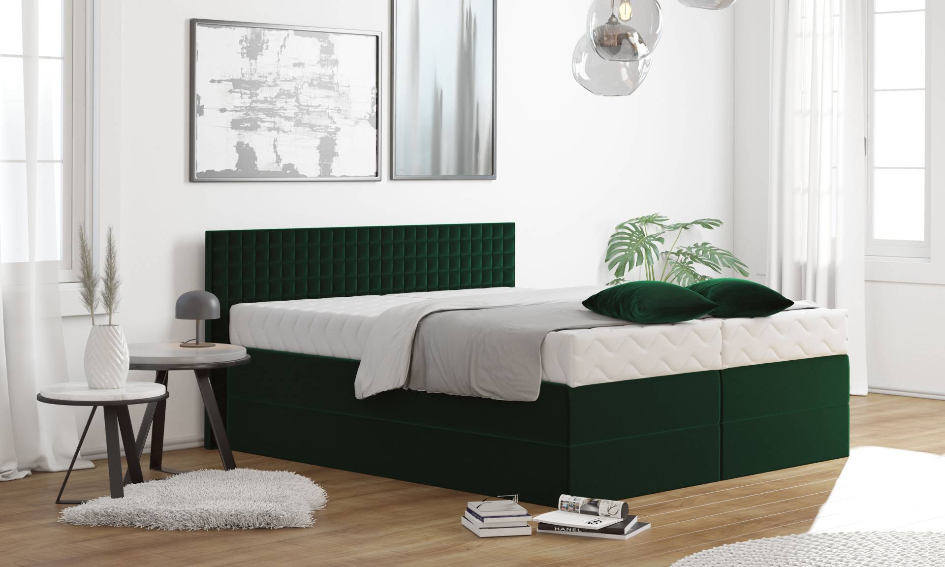 Westfalia Schlafkomfort Boxspringbett, mit Zierkissen, wahlweise mit Topper Westfalia Schlafkomfort Boxspringbett, mit Zierkissen, wahlweise mit Topper von Westfalia Schlafkomfort