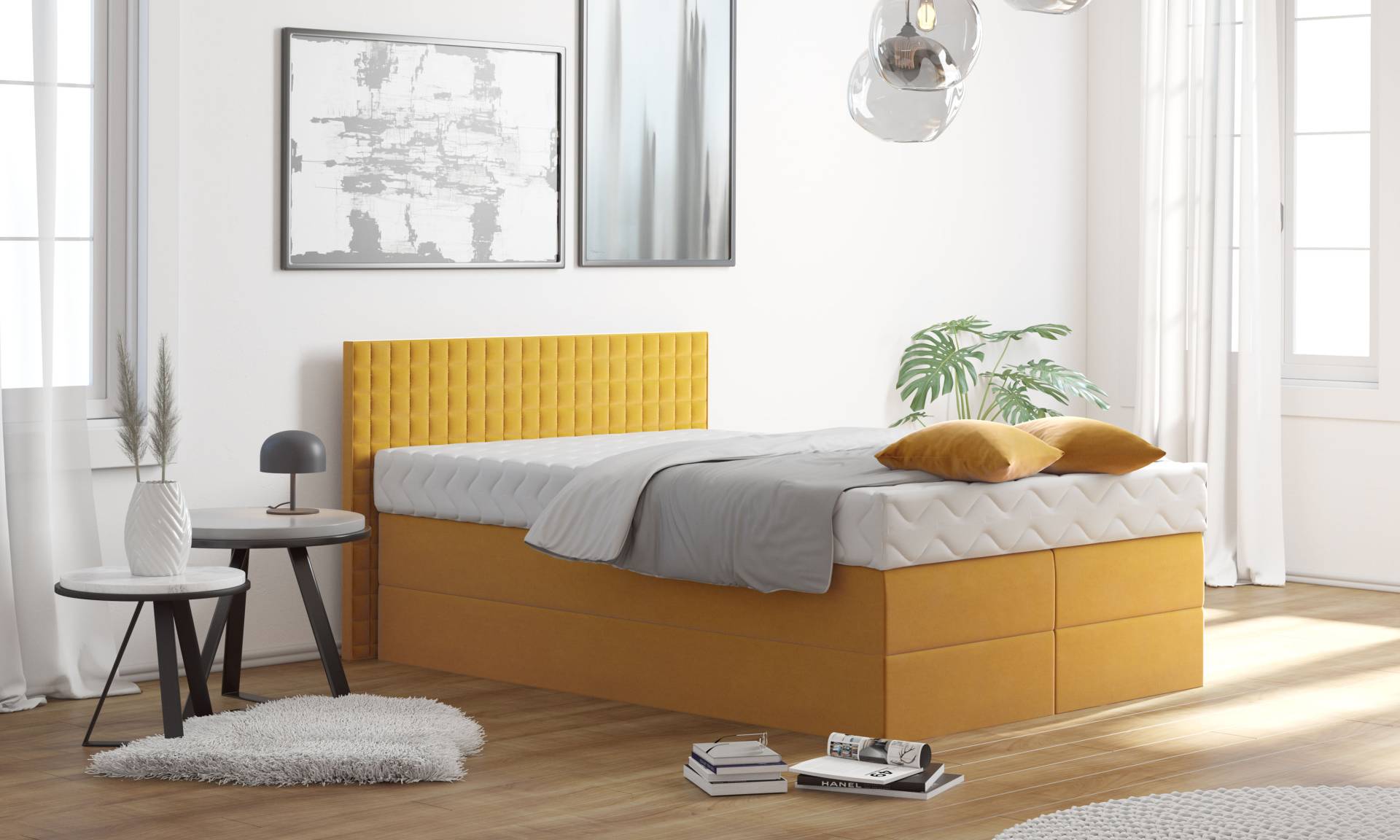 Westfalia Schlafkomfort Boxspringbett, mit Zierkissen, wahlweise mit Topper Westfalia Schlafkomfort Boxspringbett, mit Zierkissen, wahlweise mit Topper von Westfalia Schlafkomfort