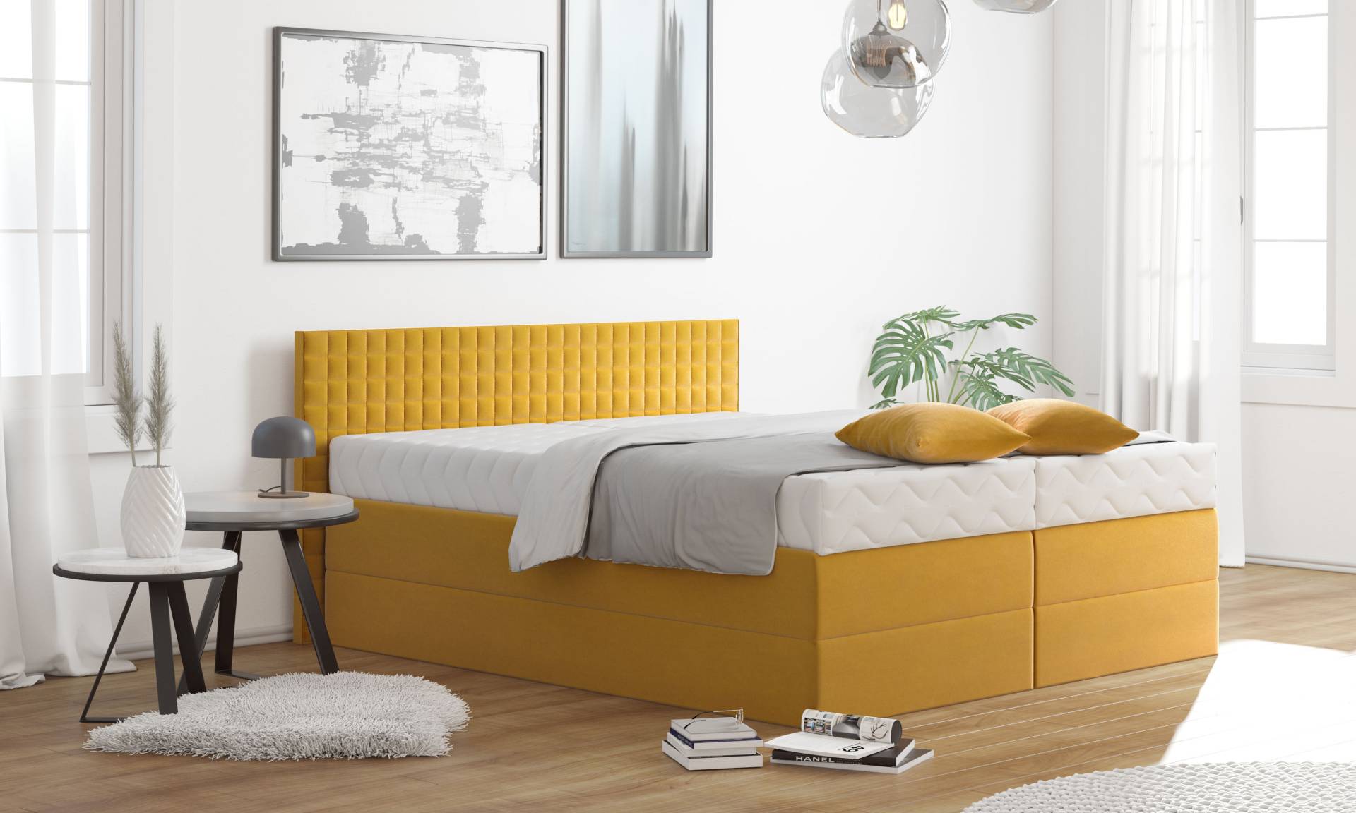 Westfalia Schlafkomfort Boxspringbett, mit Zierkissen, wahlweise mit Topper Westfalia Schlafkomfort Boxspringbett, mit Zierkissen, wahlweise mit Topper von Westfalia Schlafkomfort