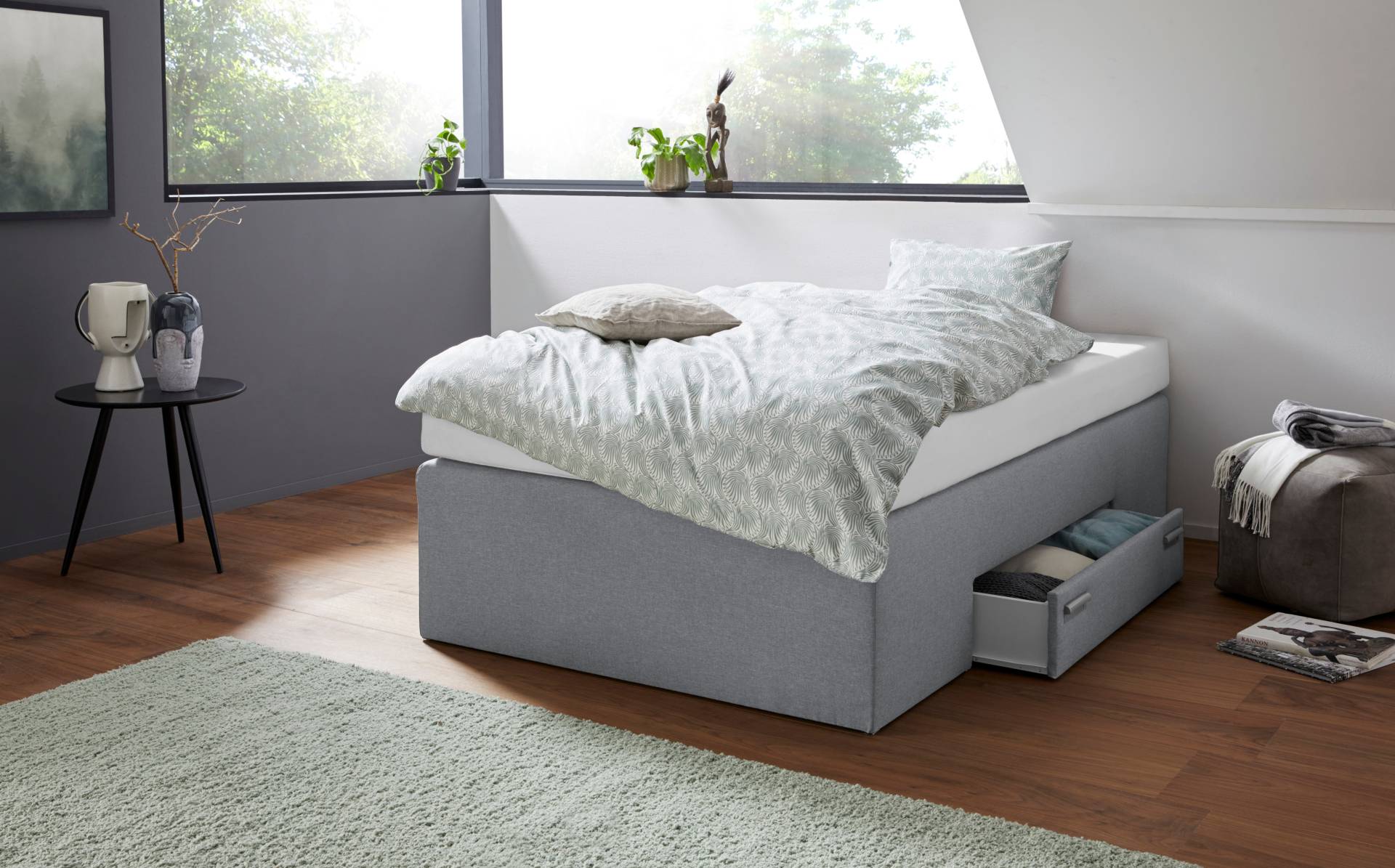Westfalia Schlafkomfort Boxspringbett, mit integrierter Schublade, frei im Raum stellbar Westfalia Schlafkomfort Boxspringbett, mit integrierter Schublade, frei im Raum stellbar von Westfalia Schlafkomfort