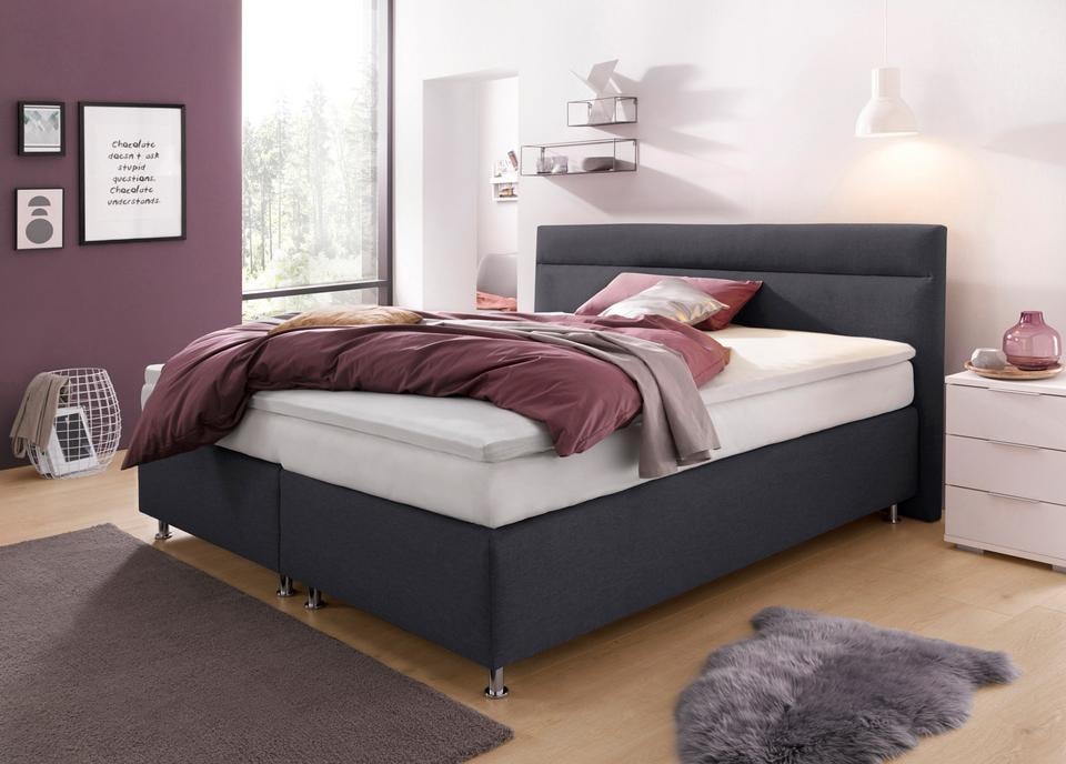 Westfalia Schlafkomfort Boxspringbett, wahlweise mit LED-Beleuchtung Westfalia Schlafkomfort Boxspringbett, wahlweise mit LED-Beleuchtung von Westfalia Schlafkomfort