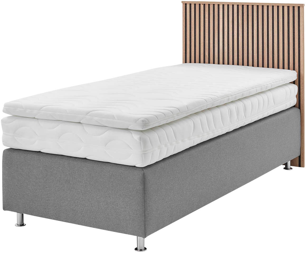 Westfalia Schlafkomfort Boxspringbett »Quercus«, wahlweise mit LED-Beluchtung, 3 Matratzenarten zur Auswahl von Westfalia Schlafkomfort