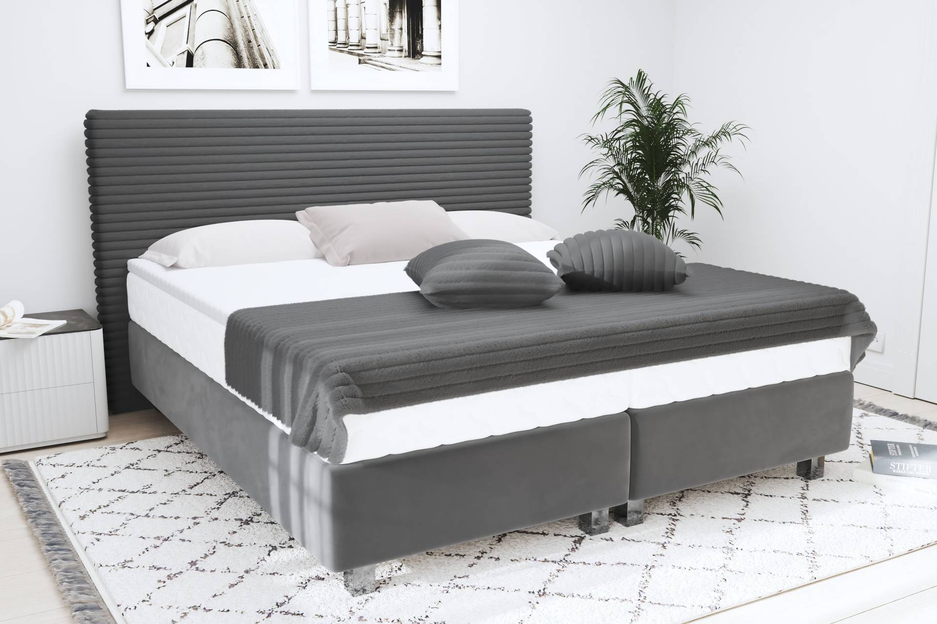 Westfalia Schlafkomfort Boxspringbett »Sven«, inkl. Zierkissen, wahlweise mit und ohne Kaltschaum-Topper Westfalia Schlafkomfort Boxspringbett »Sven«, inkl. Zierkissen, wahlweise mit und ohne Kaltschaum-Topper von Westfalia Schlafkomfort