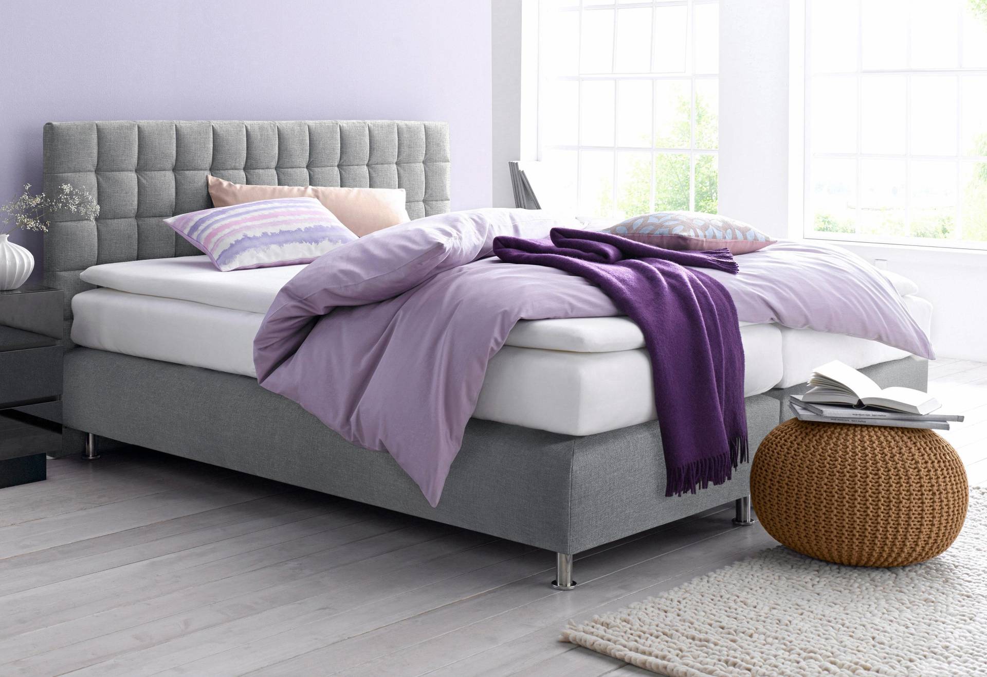 Westfalia Schlafkomfort Boxspringbett, mit Kaltschaum- oder Federkernmatratze, auch mit Topper lieferbar. Westfalia Schlafkomfort Boxspringbett, mit Kaltschaum- oder Federkernmatratze, auch mit Topper lieferbar. von Westfalia Schlafkomfort