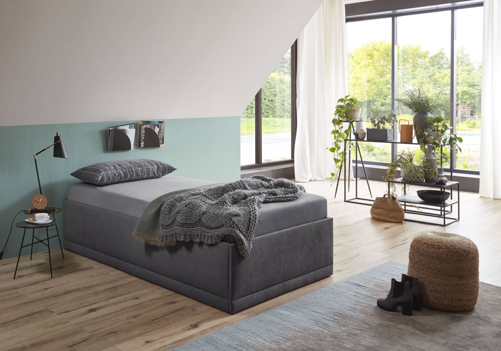 Westfalia Schlafkomfort Polsterbett »Texel«, Standardhöhe mit Zierkissen, Bettkasten bei Ausführung mit Matratze Westfalia Schlafkomfort Polsterbett »Texel«, Standardhöhe mit Zierkissen, Bettkasten bei Ausführung mit Matratze von Westfalia Schlafkomfort
