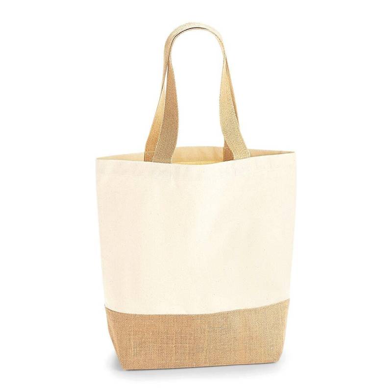 Einkaufsnetz Jute Base, Canvas Damen Beige ONE SIZE von Westford Mill