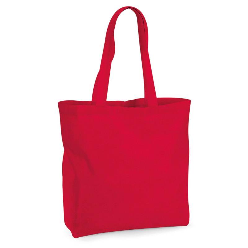 Einkaufstasche Premium, Maxi, Aus Biologischem Anbau Damen Rot Bunt ONE SIZE von Westford Mill