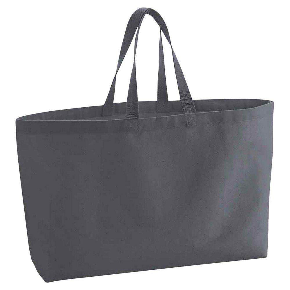 Tragetasche, Canvas Damen Grau ONE SIZE von Westford Mill