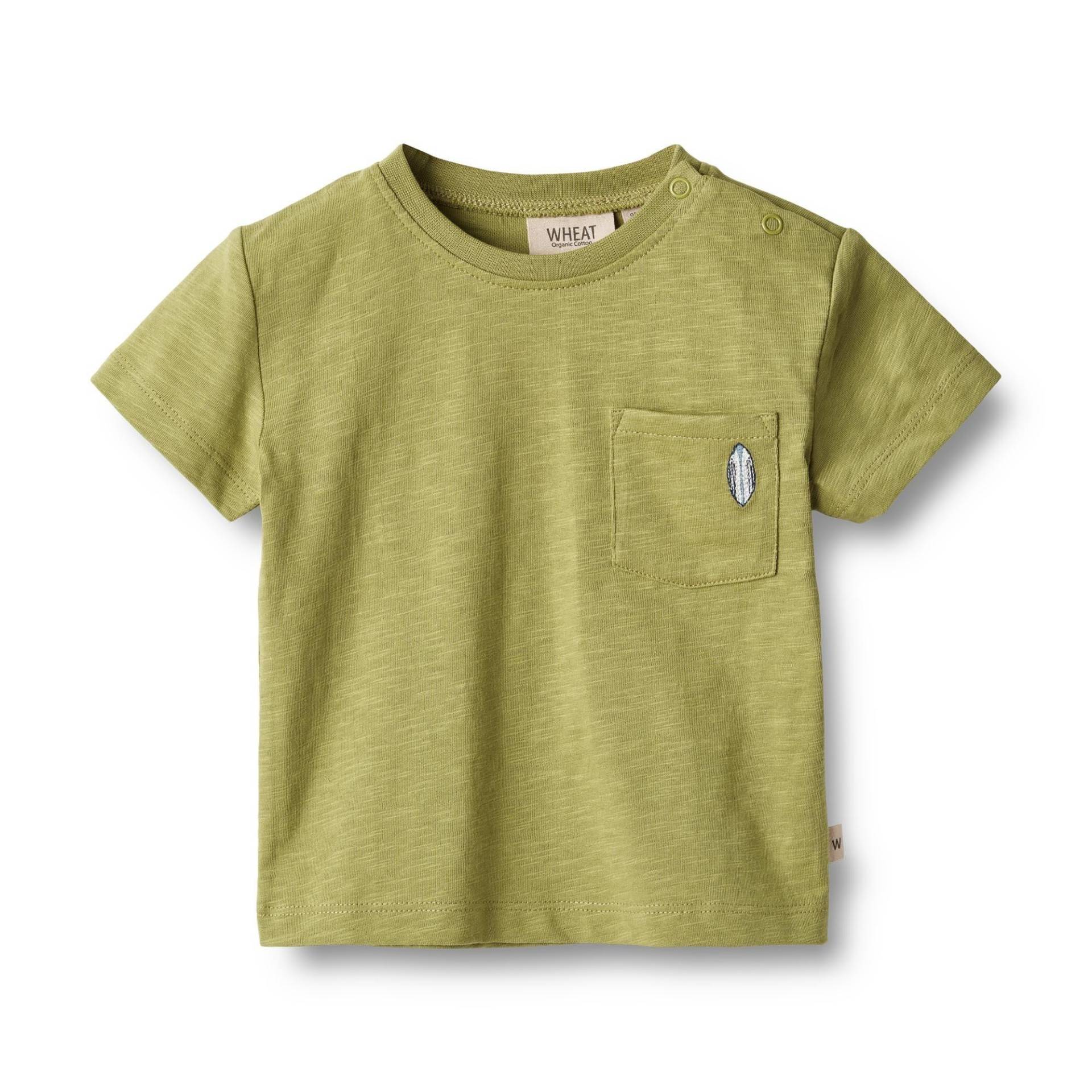 Baby T-shirt Dines Unisex Grün 92 von Wheat