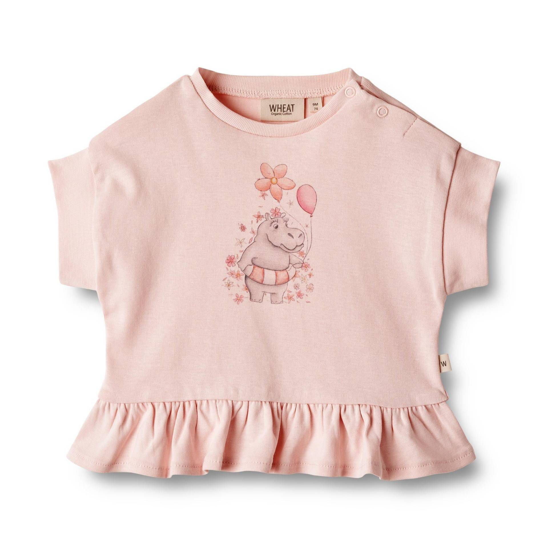 Baby T-shirt Lulu Unisex Rosa 74 von Wheat