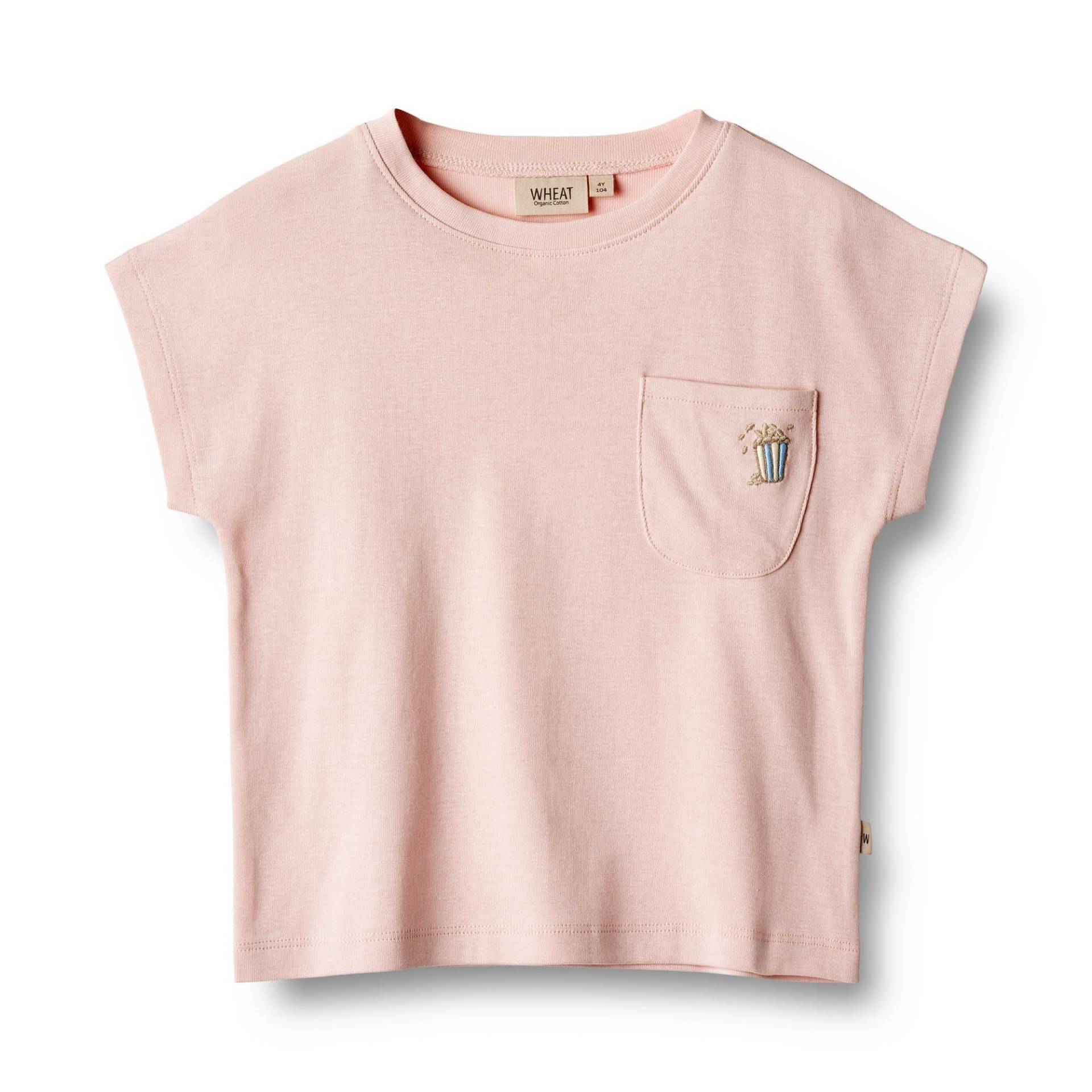 Mädchen T-shirt Signe Mädchen Rosa 110 von Wheat