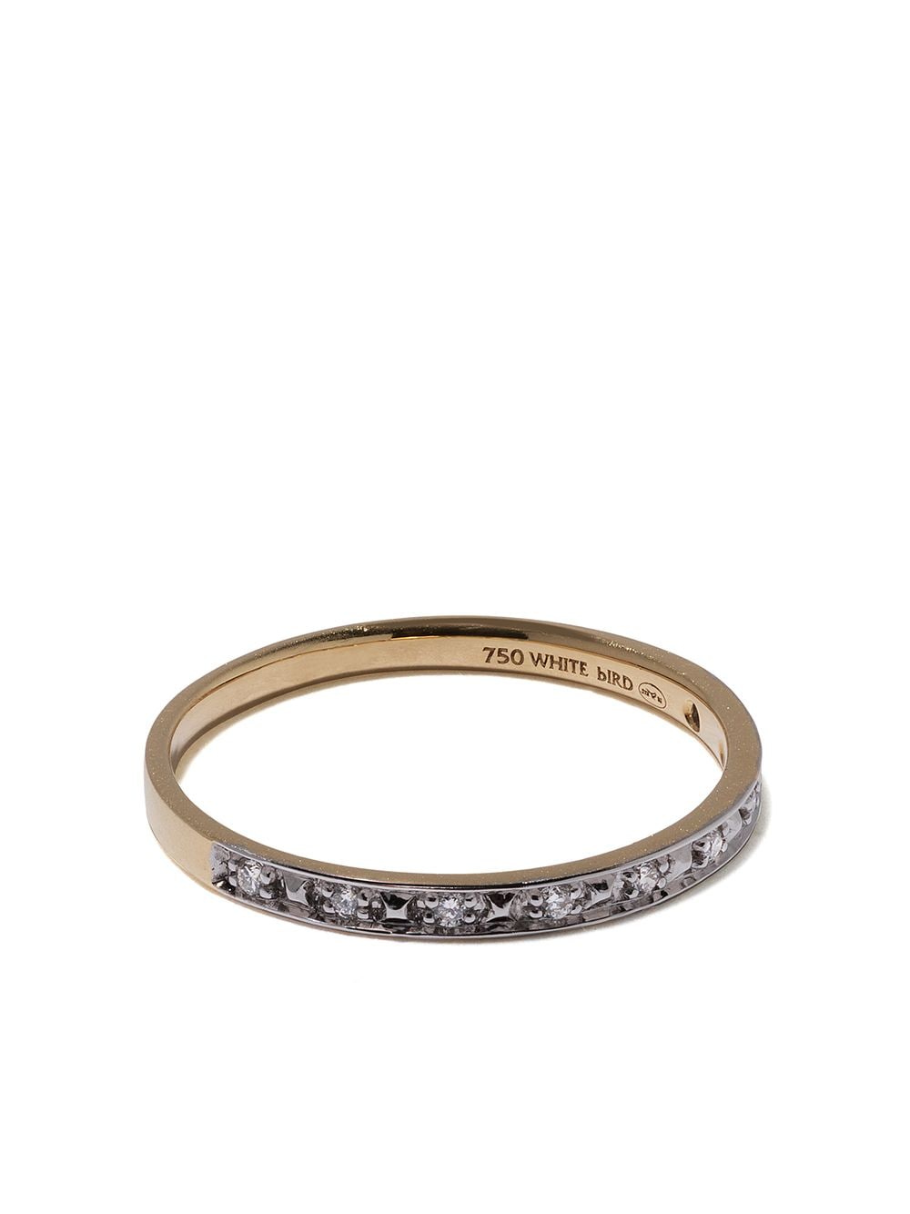 We by WHITEbIRD 18kt yellow gold Abicodia diamond ring von We by WHITEbIRD