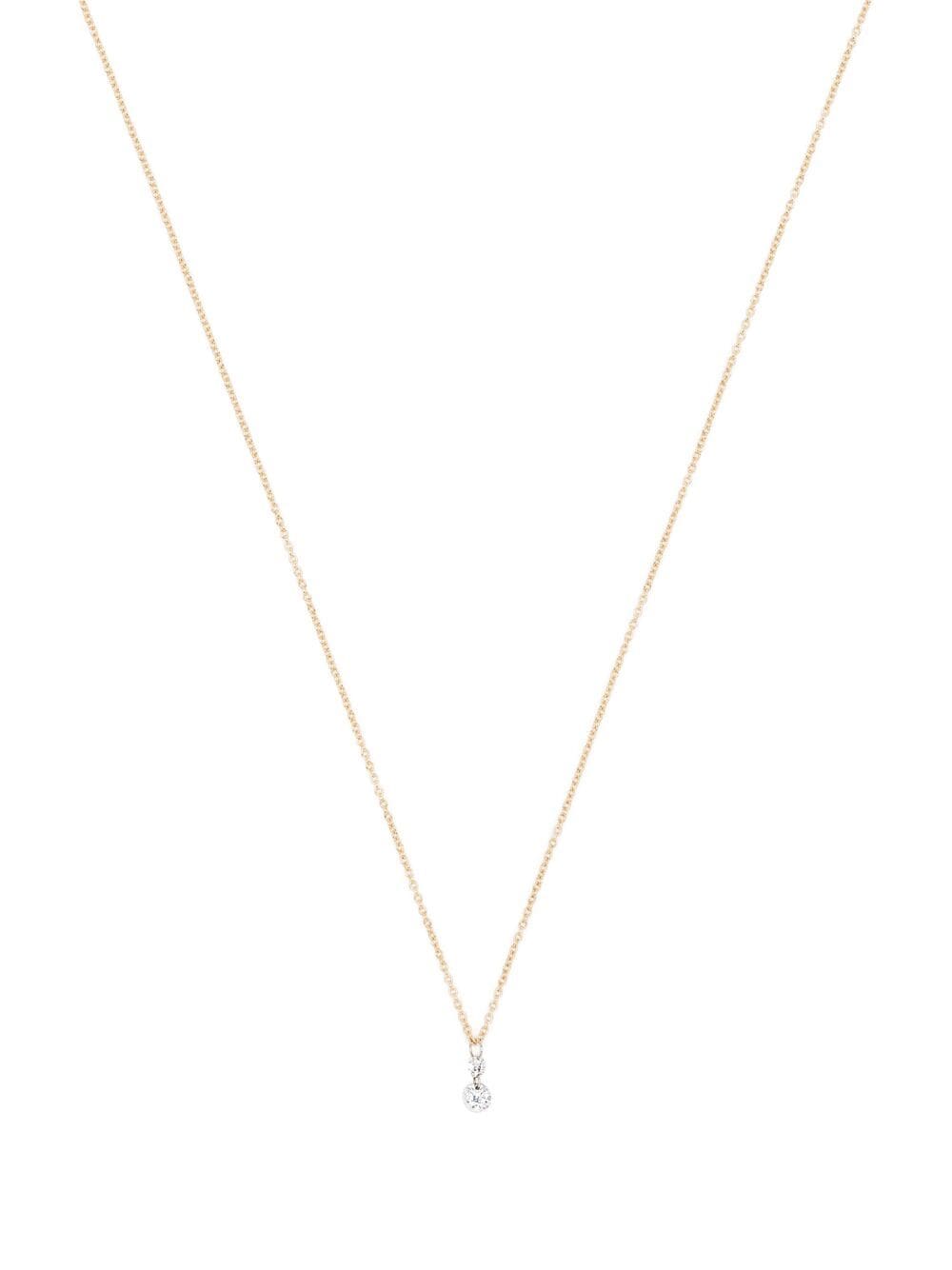 We by WHITEbIRD 18kt yellow gold diamond Capucine necklace von We by WHITEbIRD