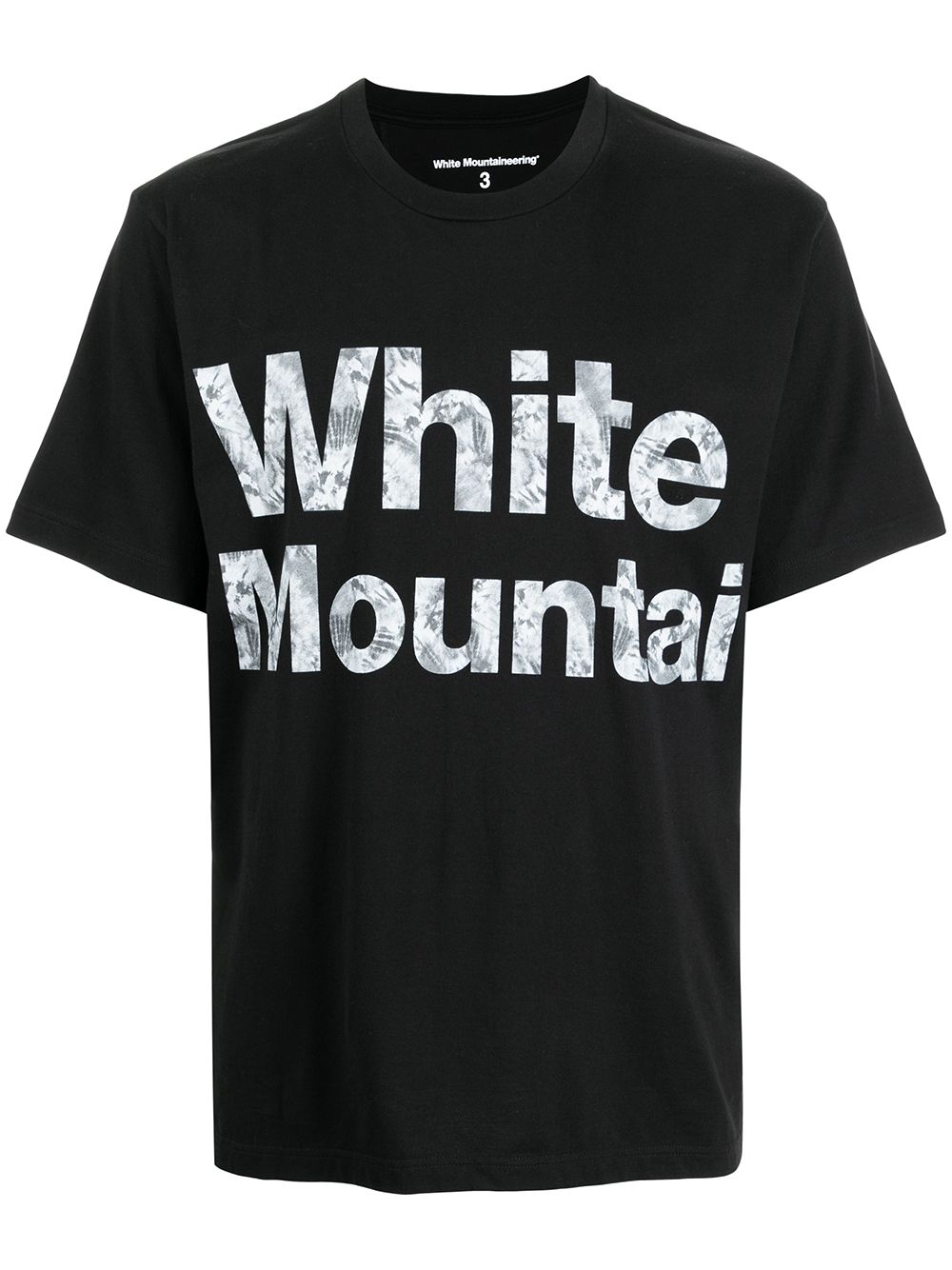White Mountaineering forest logo-print cotton T-shirt - Black von White Mountaineering
