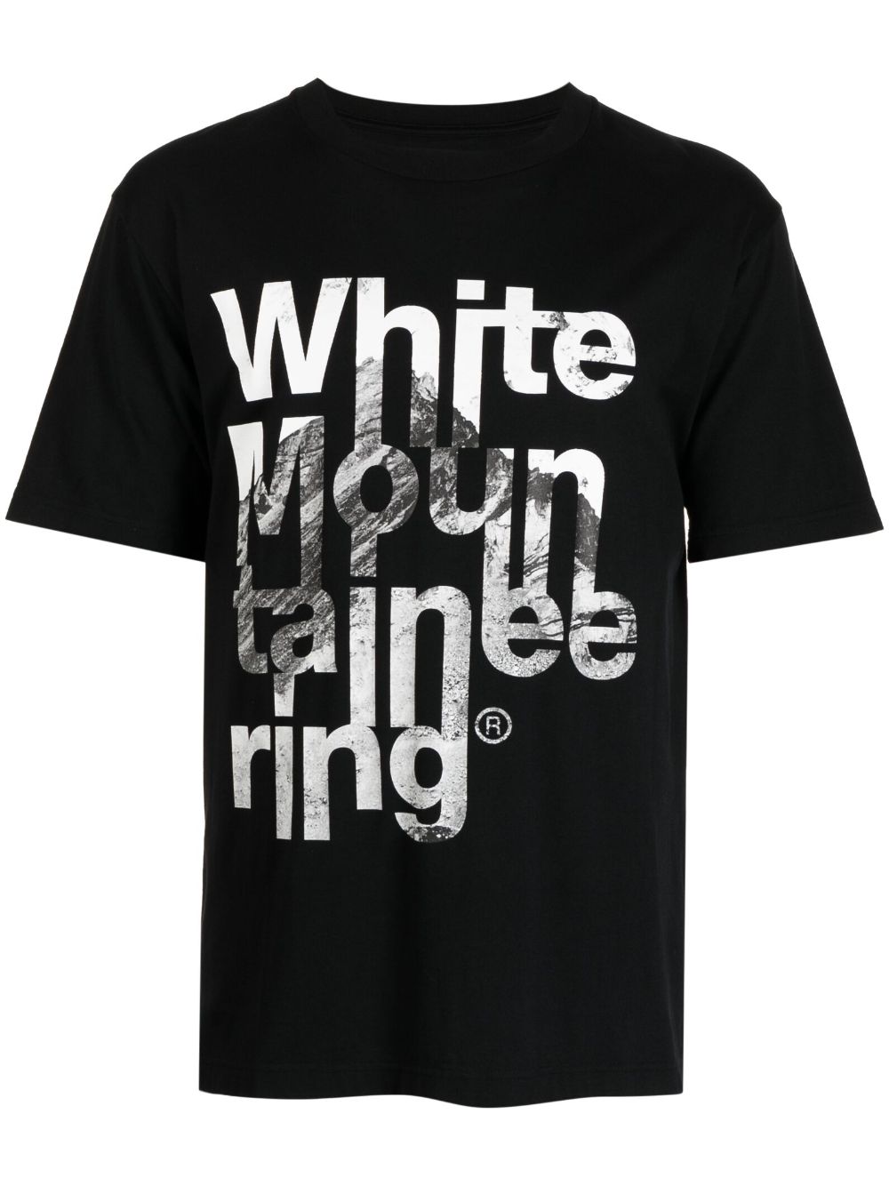 White Mountaineering logo-print cotton T-shirt - Black von White Mountaineering