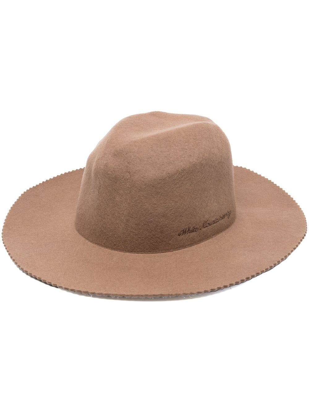 White Mountaineering wool fedora hat - Brown von White Mountaineering