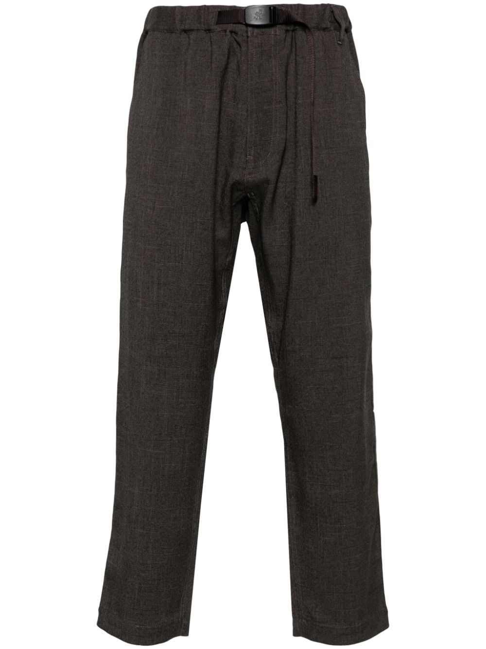 White Mountaineering x Gramicci mélange tapered trousers - Brown von White Mountaineering