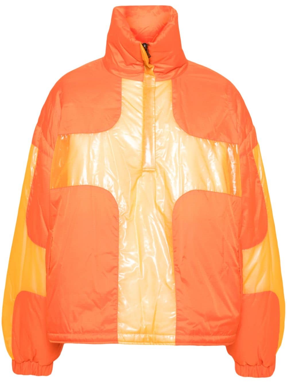 Who Decides War high-neck padded jacket - Orange von Who Decides War