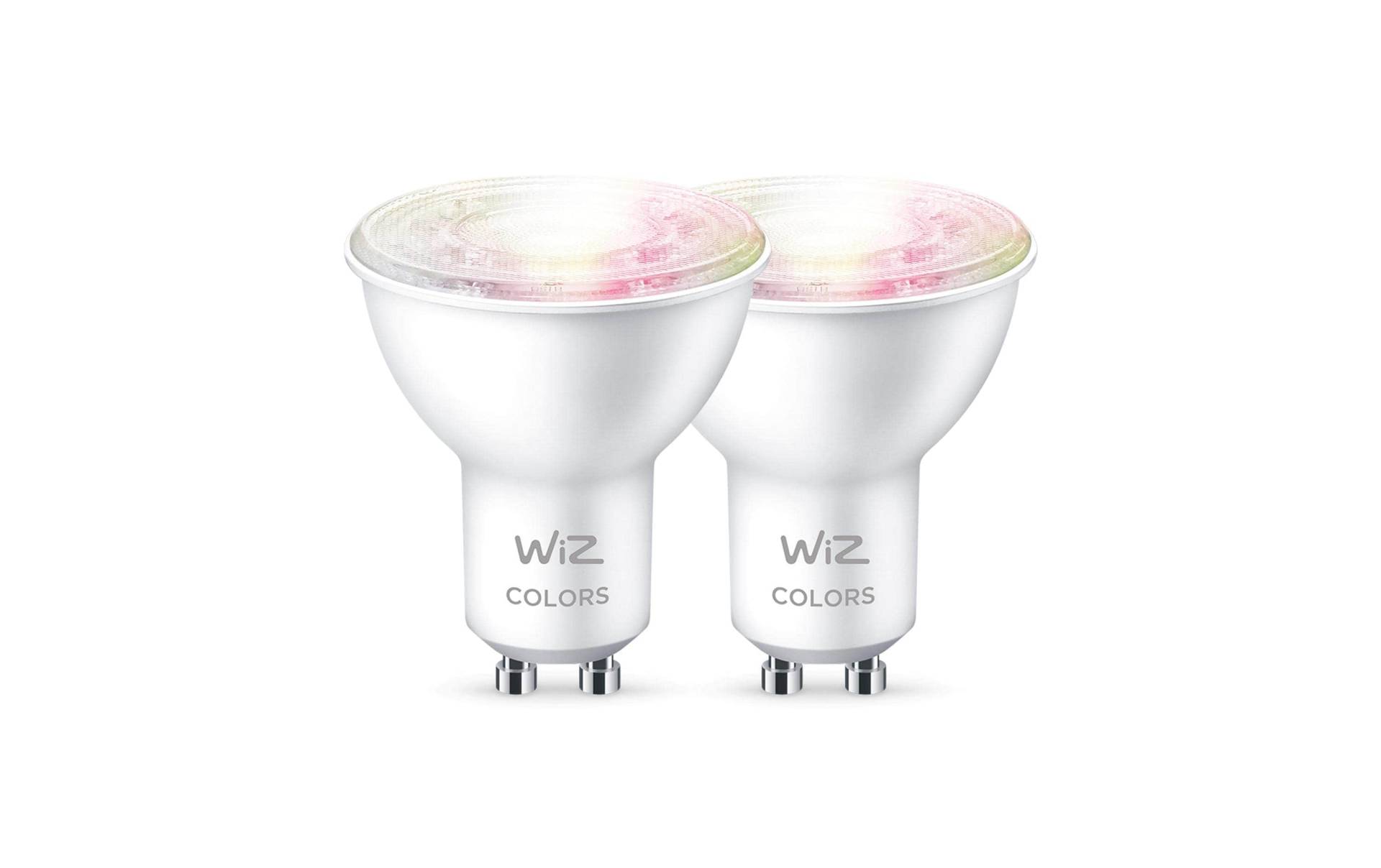 WiZ LED-Leuchtmittel »Reflektor Tunable White & Color Doppelpack 50W Ersatz«, GU10, Farbwechsler von WiZ