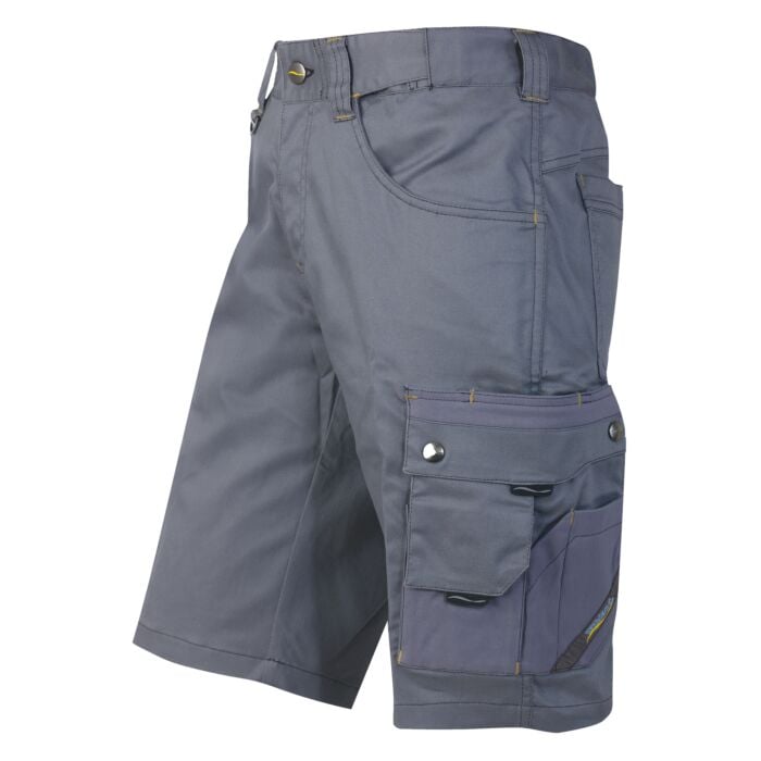 Wikland Damen Shorts mit Jeansknopf, grau, 48 von Wikland