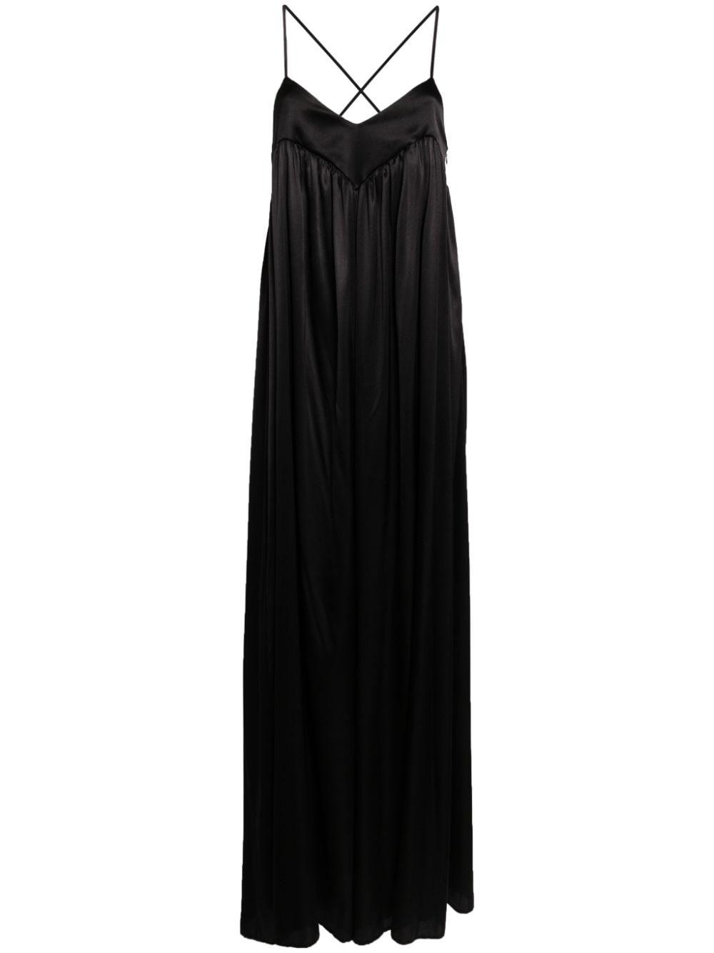 Wild Cashmere Priscilla long slip dress - Black von Wild Cashmere