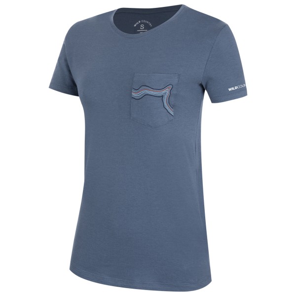 Wild Country - Women's Session - T-Shirt Gr S;XS blau;oliv von Wild Country