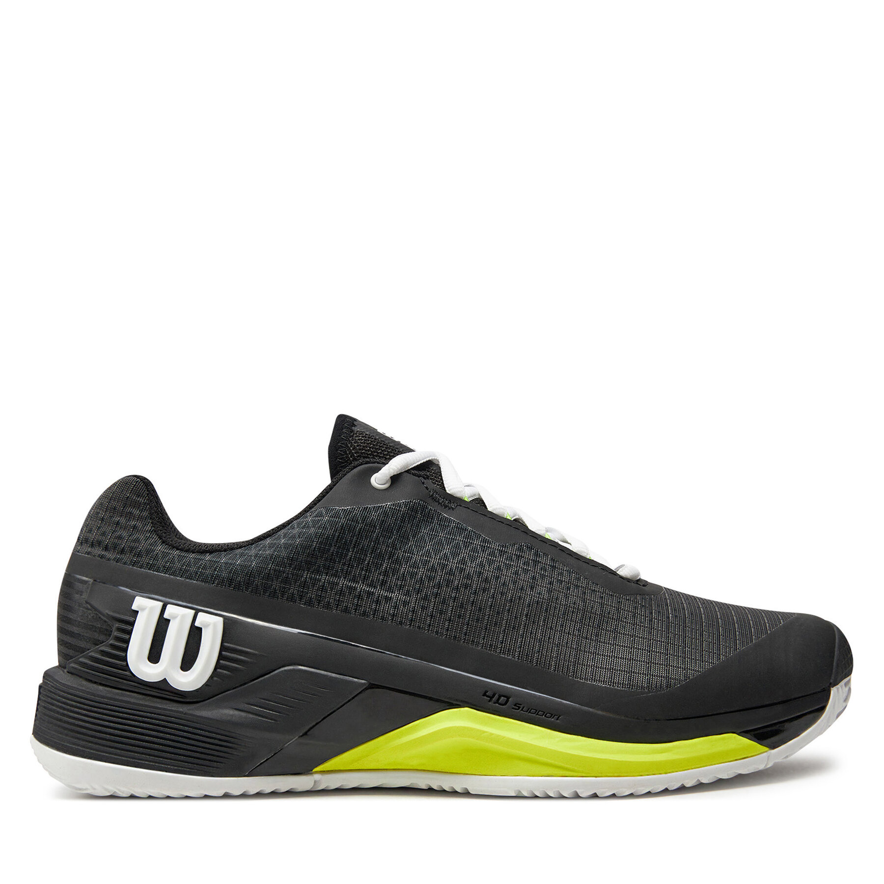 Schuhe Wilson Rush Pro 4.0 Clay WRS332120 Black/White/Yellow von Wilson