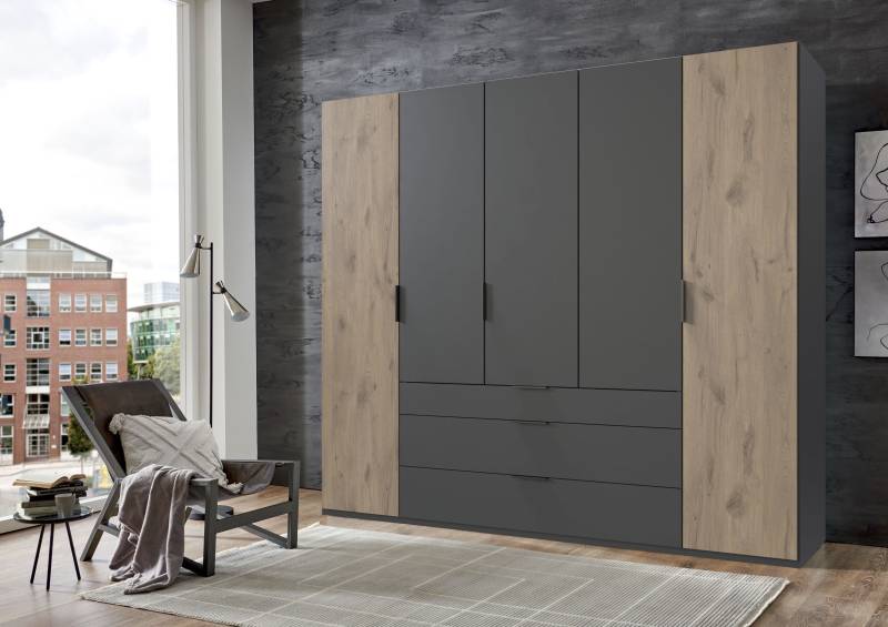 Wimex Drehtürenschrank »Burgos by fresh to go«, mit extra grossen Schubladen von Wimex
