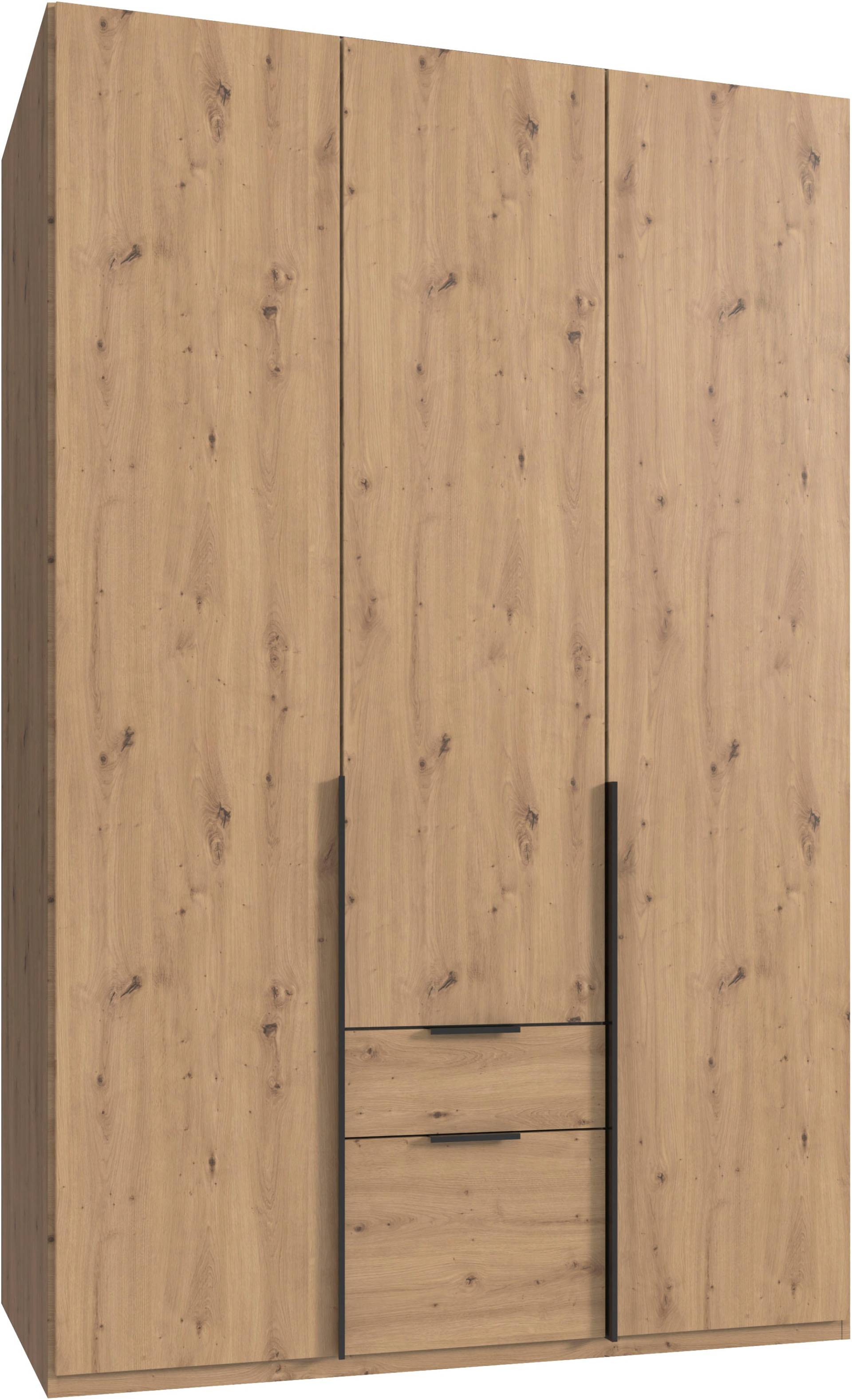 Wimex Drehtürenschrank »Mugano, 135 oder 180cm breit, 208 oder 236cm hoch, Made in Germany«, (mit langen Griffstangen aus Metall), wahlweise mit oder ohne Spiegel, mit Schubladen von Wimex