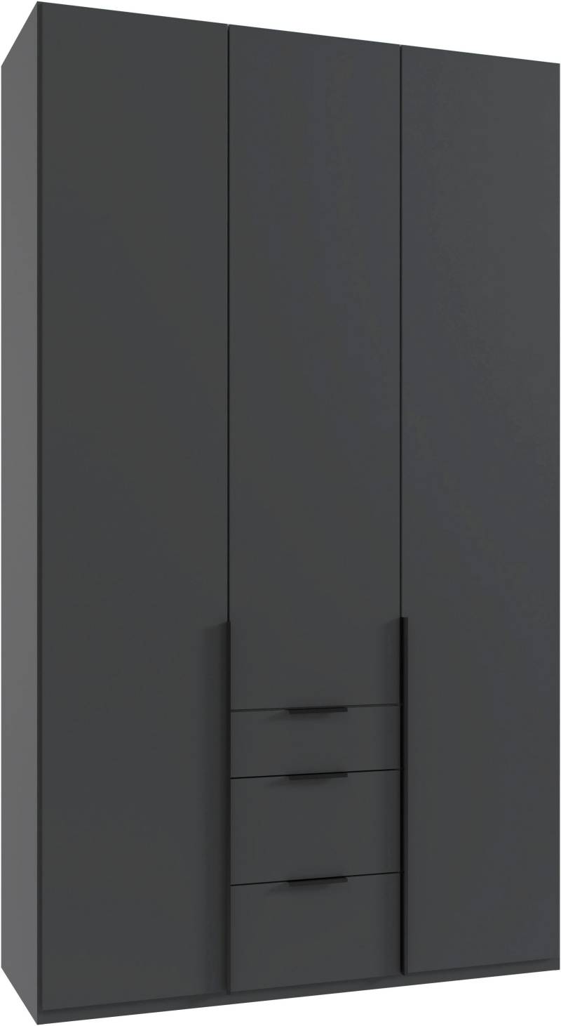 Wimex Drehtürenschrank »Mugano, 135 oder 180cm breit, 208 oder 236cm hoch, Made in Germany«, (mit langen Griffstangen aus Metall), wahlweise mit oder ohne Spiegel, mit Schubladen von Wimex