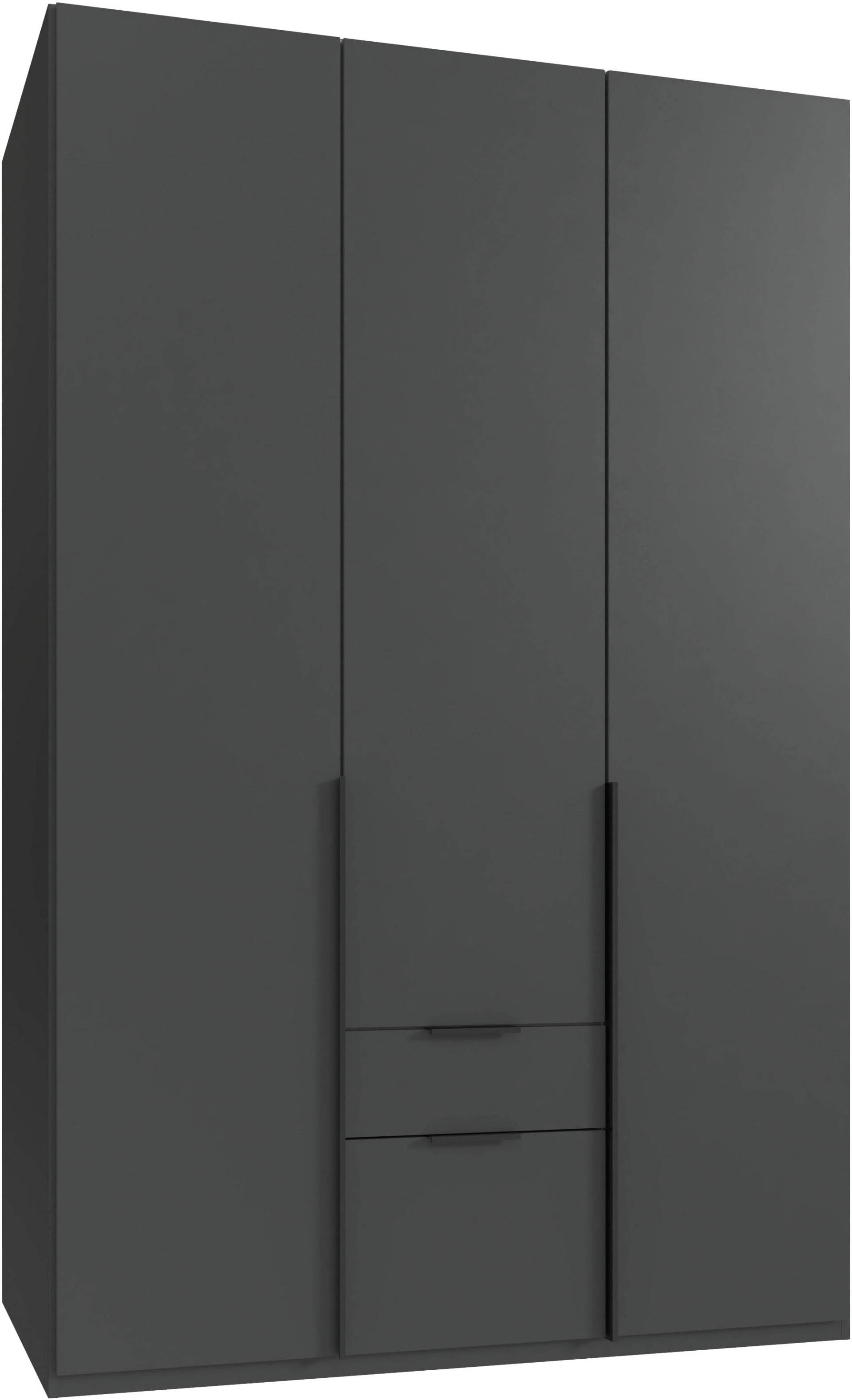 Wimex Drehtürenschrank »Mugano, 135 oder 180cm breit, 208 oder 236cm hoch, Made in Germany«, (mit langen Griffstangen aus Metall), wahlweise mit oder ohne Spiegel, mit Schubladen von Wimex