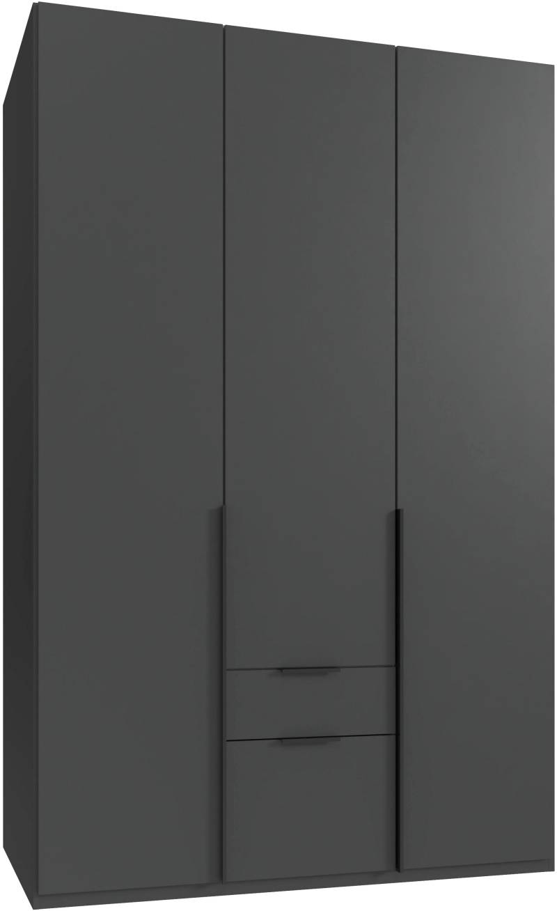 Wimex Drehtürenschrank »Mugano, 135 oder 180cm breit, 208 oder 236cm hoch, Made in Germany«, (mit langen Griffstangen aus Metall), wahlweise mit oder ohne Spiegel, mit Schubladen von Wimex