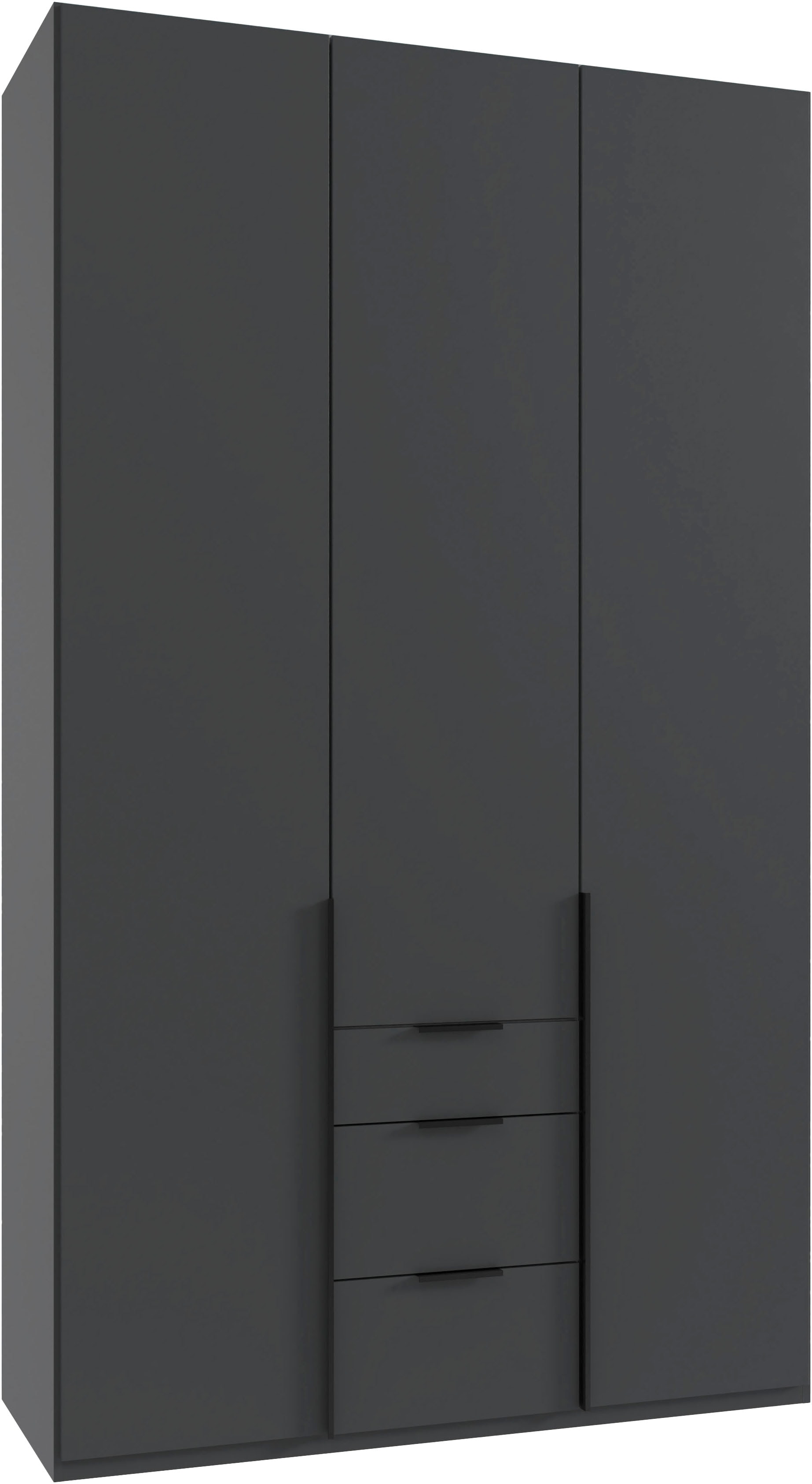 Wimex Drehtürenschrank »Mugano, 135 oder 180cm breit, 208 oder 236cm hoch, Made in Germany«, (mit langen Griffstangen aus Metall), wahlweise mit oder ohne Spiegel, mit Schubladen von Wimex