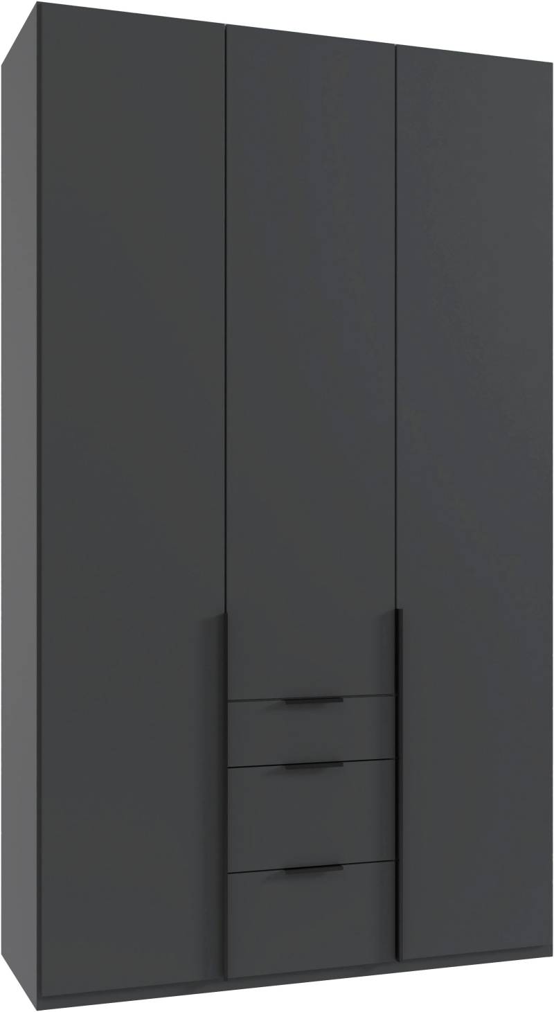 Wimex Drehtürenschrank »Mugano, 135 oder 180cm breit, 208 oder 236cm hoch, Made in Germany«, (mit langen Griffstangen aus Metall), wahlweise mit oder ohne Spiegel, mit Schubladen von Wimex