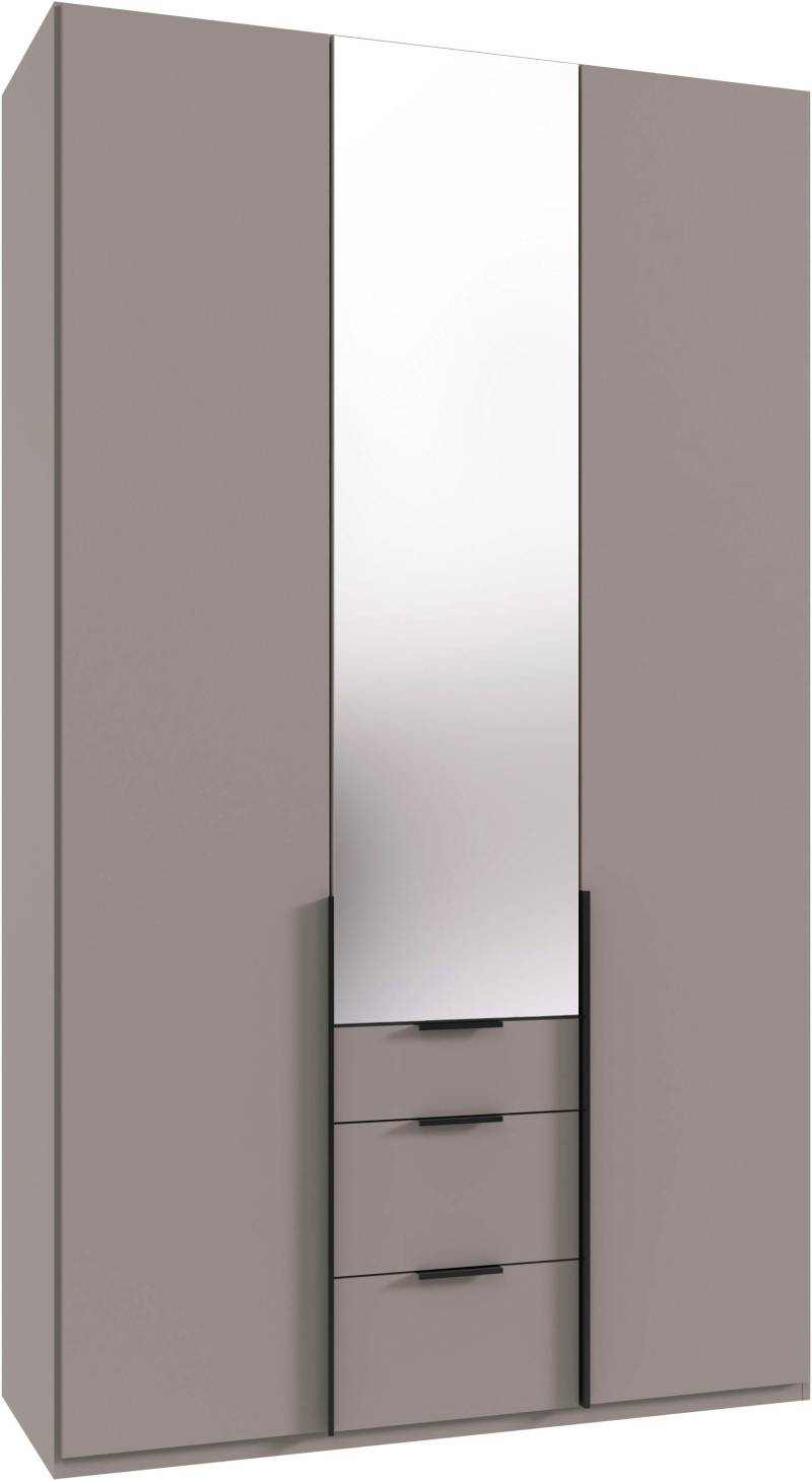 Wimex Drehtürenschrank »Mugano, 135 oder 180cm breit, 208 oder 236cm hoch, Made in Germany«, (mit langen Griffstangen aus Metall), wahlweise mit oder ohne Spiegel, mit Schubladen von Wimex