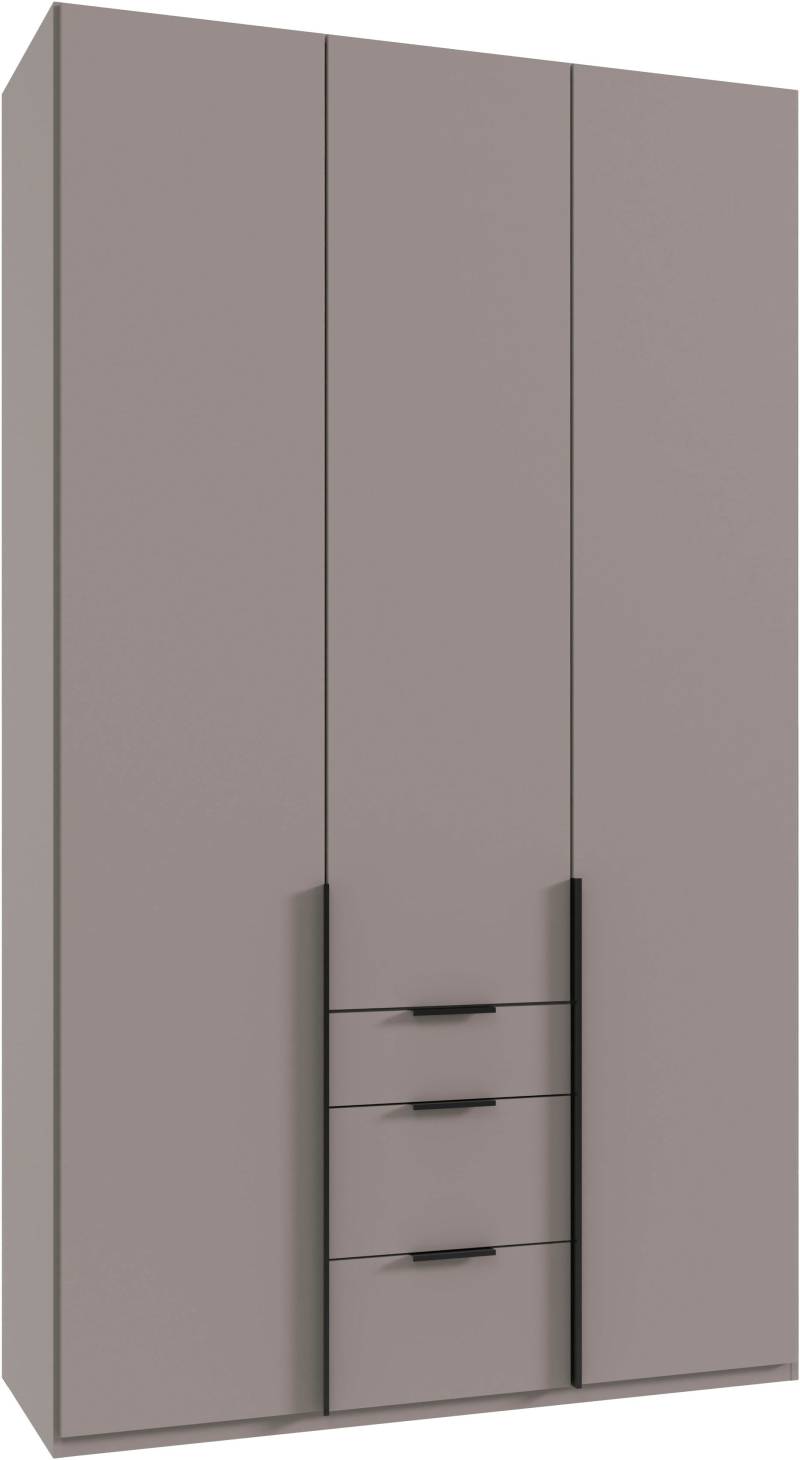Wimex Drehtürenschrank »Mugano, 135 oder 180cm breit, 208 oder 236cm hoch, Made in Germany«, (mit langen Griffstangen aus Metall), wahlweise mit oder ohne Spiegel, mit Schubladen von Wimex