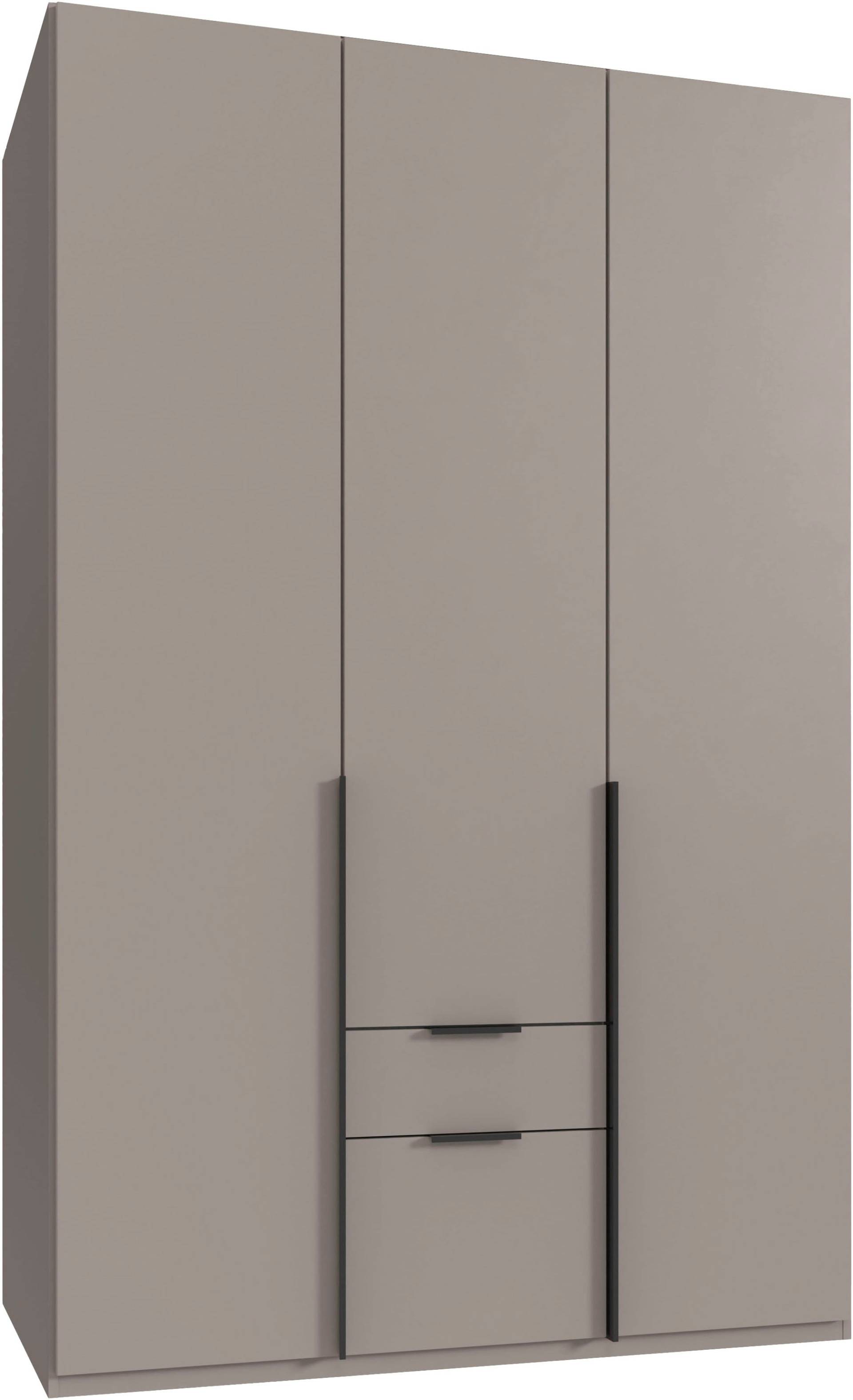 Wimex Drehtürenschrank »Mugano, 135 oder 180cm breit, 208 oder 236cm hoch, Made in Germany«, (mit langen Griffstangen aus Metall), wahlweise mit oder ohne Spiegel, mit Schubladen von Wimex