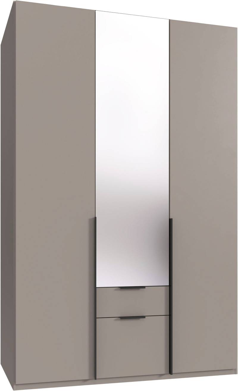 Wimex Drehtürenschrank »Mugano, 135 oder 180cm breit, 208 oder 236cm hoch, Made in Germany«, (mit langen Griffstangen aus Metall), wahlweise mit oder ohne Spiegel, mit Schubladen von Wimex