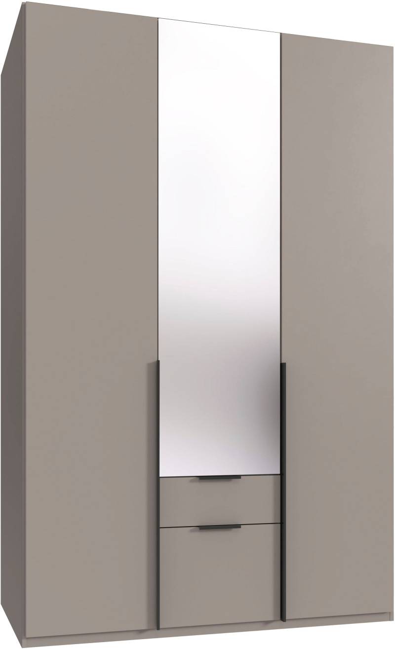 Wimex Drehtürenschrank »Mugano, 135 oder 180cm breit, 208 oder 236cm hoch, Made in Germany«, (mit langen Griffstangen aus Metall), wahlweise mit oder ohne Spiegel, mit Schubladen von Wimex