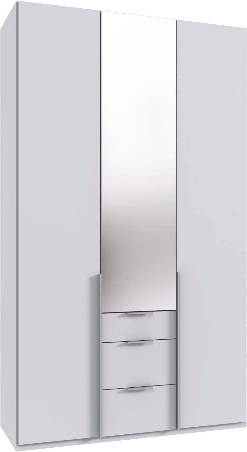 Wimex Drehtürenschrank »Mugano, 135 oder 180cm breit, 208 oder 236cm hoch, Made in Germany«, (mit langen Griffstangen aus Metall), wahlweise mit oder ohne Spiegel, mit Schubladen von Wimex