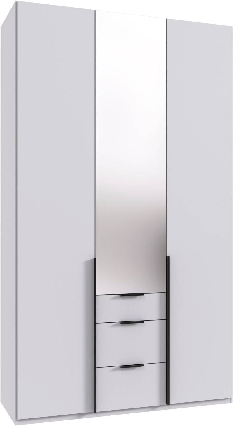 Wimex Drehtürenschrank »Mugano, 135 oder 180cm breit, 208 oder 236cm hoch, Made in Germany«, (mit langen Griffstangen aus Metall), wahlweise mit oder ohne Spiegel, mit Schubladen von Wimex