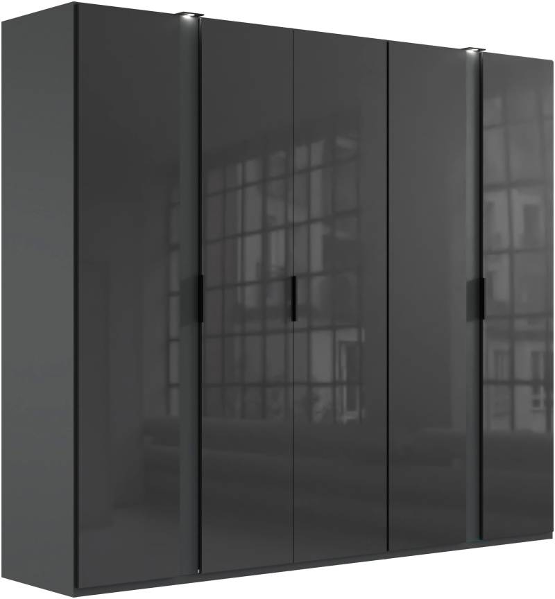 Wimex Drehtürenschrank »Rimini by fresh to go, 200, 250 oder 300cm Breite, 216cm hoch«, LED Bleuchtung inklusive, mit Glasfronten, Metallgriffen von Wimex
